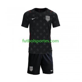 Camiseta Estados Unidos Niño Segunda Equipación Copa Mundo 2026